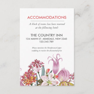 Carte D'accompagnement Couleur de l'eau peinte à la main mariage fleur ex