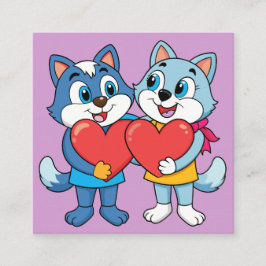 Carte D'accompagnement Couples à critère mignon