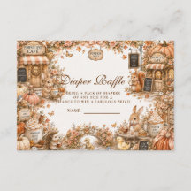 Cozy Pumpkin Spice Diaper Raffle