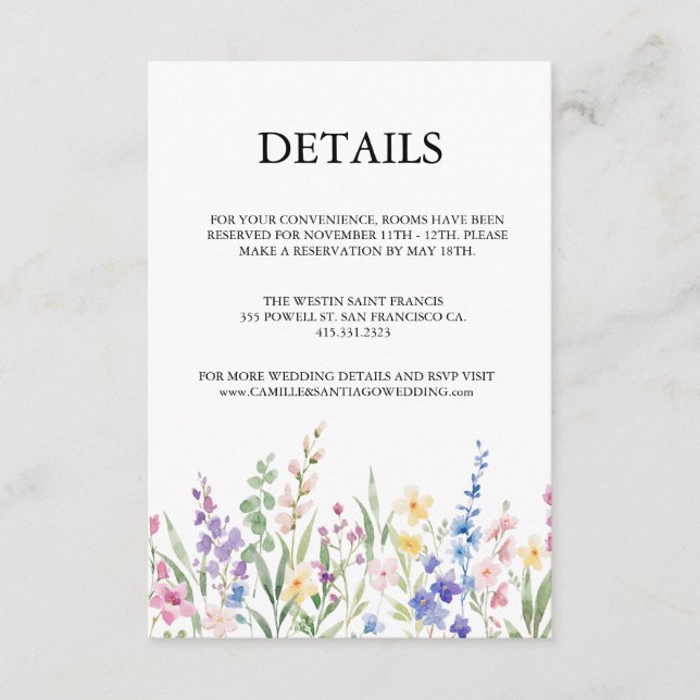 Carte D'accompagnement Create Your Own Rustic (Devant)