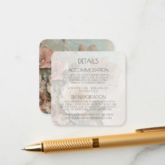 Carte D'accompagnement Créez Votre Propre Fleurs De Papier Chic Shabby Ru
