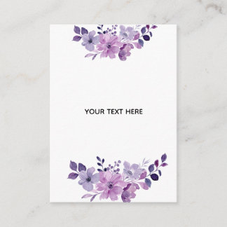 Carte D'accompagnement Créez Votre Propre Floral