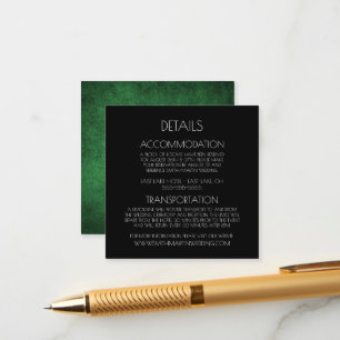Carte D'accompagnement Créez votre propre Grunge Vert Personnalisé