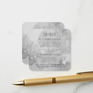 Carte D'accompagnement Créez votre propre marbre d'aquarelle personnalisé
