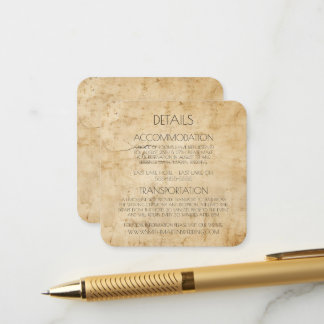 Carte D'accompagnement Créez Votre Propre Papier Sepia Personnalisé Distr