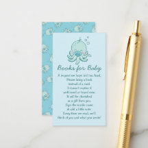 Cute Baby shower Octopus Kawaii Blue Boy