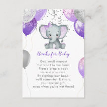 Cute Elephant Girl Balloons Livres pour bébé