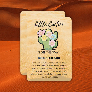 Carte D'accompagnement Cute Floral Little Cuctie Kawaii Baby shower