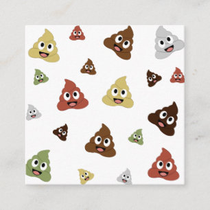 Carte D'accompagnement Cute Poop émoji drôles idées cadeaux