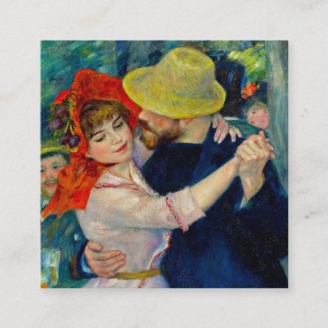 Carte D'accompagnement Danse à Bougival Pierre Renoir (Devant)