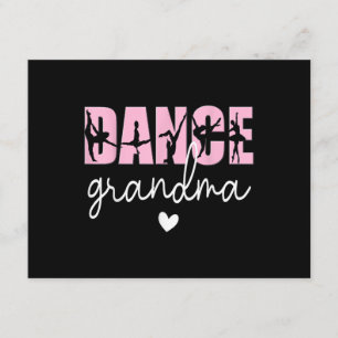 Carte D'accompagnement Danse Grand-mère d'une grand-mère danseuse, Bonne 