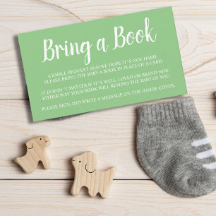 Carte d'accompagnement de Baby Shower « Green Brin