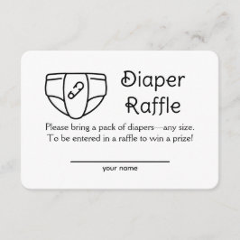 Carte d'accompagnement de billet de tombola de cou