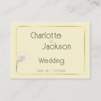 Deco Gold Cadre Vintage Lily Mariage Crème