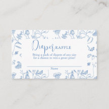 Delft Blue Chinoiserie Baby shower garçon couche