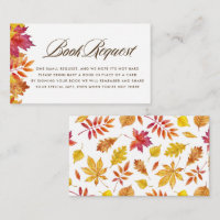 Demande de Baby shower d'automne Feuille en baisse