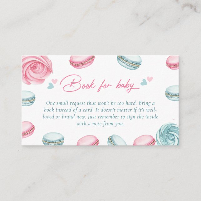 Carte D'accompagnement Demande de Baby shower de Donut doux (Devant)