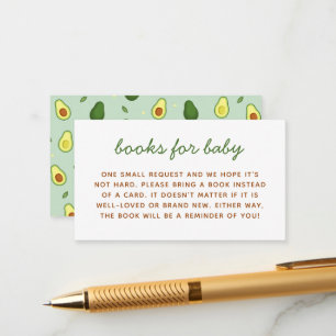 Carte D'accompagnement Demande de Baby shower de Saint-Guacamole Avocado