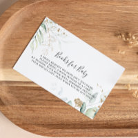 Demande de Baby shower Gold Eucalyptus