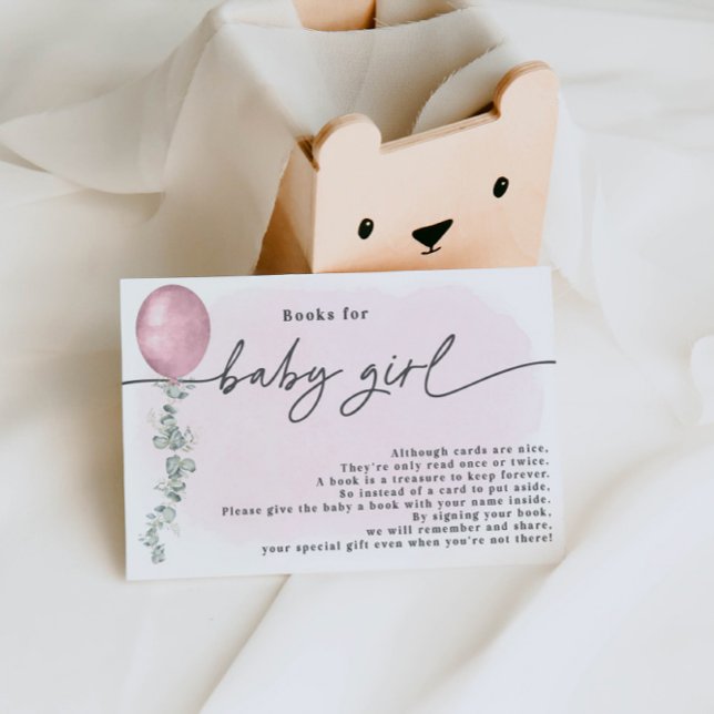 Carte D'accompagnement Demande de Baby shower pour fille sucrée (Créateur téléchargé)