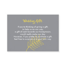 Demande de cadeau mariage Lune de miel argent pers