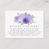 Demande de livre bébé fleur aquarelle ultra violet