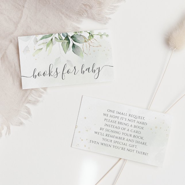 Carte D'accompagnement Demande de livre d'or Eucalyptus Botanical (Créateur téléchargé)