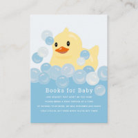 Demande de livre pour Baby Shower Garçon Canard en