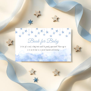 Carte D'accompagnement Demande de livre pour Baby Shower "Twinkle Little