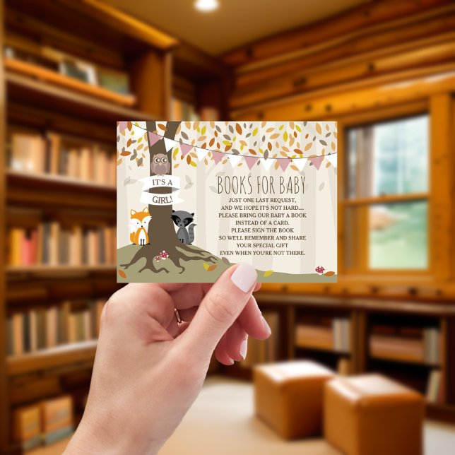 Carte D'accompagnement Demande de livre pour bébé fille sur les créatures (Créateur téléchargé)