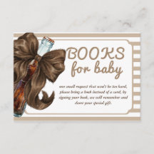 Demande de livre pour bébé pour une baby shower av