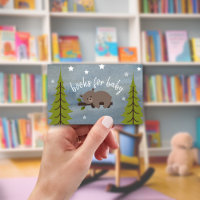 Demande de livre pour une baby shower avec un ours