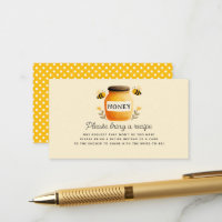 Demande de recette de douche nuptiale miel jaune e