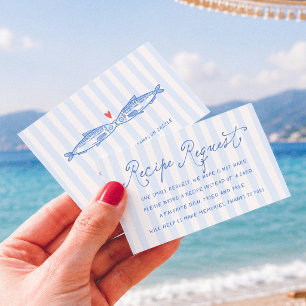 Carte D'accompagnement Demande de recette pour la douche de mariée Two Le