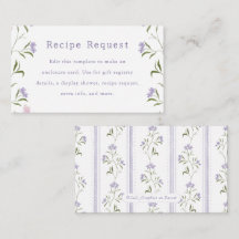 Demande de recette pour une douche de mariée aux f