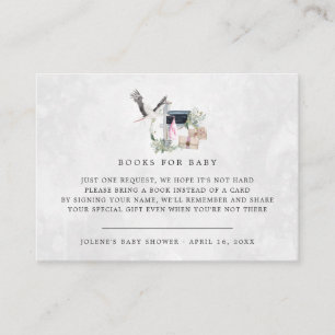Carte D'accompagnement Demande de réservation   Baby shower de livraison 
