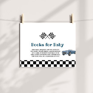 Carte D'accompagnement Demande de réservation de Baby shower de course de