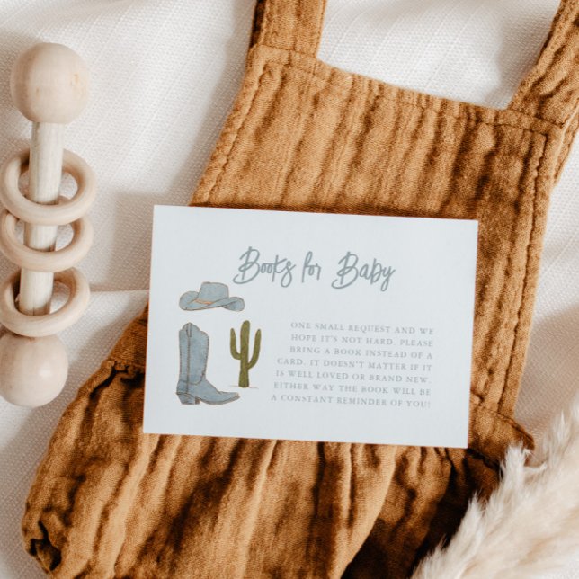 Carte D'accompagnement Demande de réservation de thème Cowboy (Créateur téléchargé)