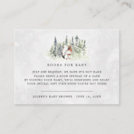 Carte D'accompagnement Demande de réservation | Écureuil forestier