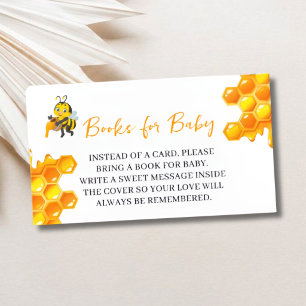 Carte D'accompagnement Demande pour Baby Shower « Douce comme une abeille