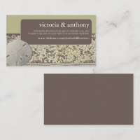 Dentelle de sable, site de mariage de plage Vintag