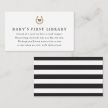 Derby Baby shower Book Request 1ère bibliothèque p