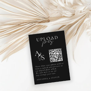 Carte D'accompagnement Des photos ! Photo, QR-Code, Mariage