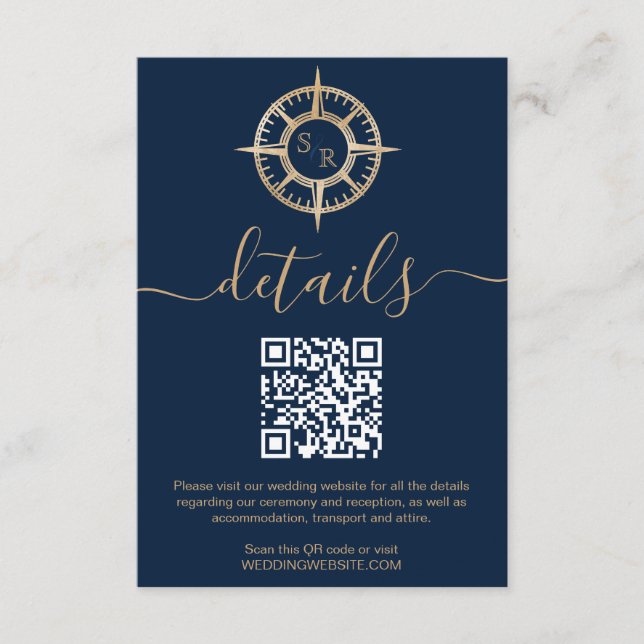 Carte D'accompagnement Description du code QR du port de destination (Devant)