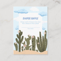 Désert Sauvage avec Cactus Bébé Mignon Tirage au S