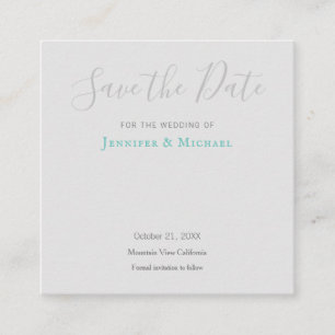 Carte D'accompagnement Design professionnel mariage Moderne Enregistrer l