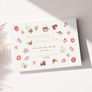 Carte D'accompagnement Dessert Cerise Sucrée Gros Ventre de Maman 