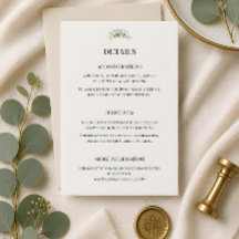 Détails de mariage avec verdure de eucalyptus de l