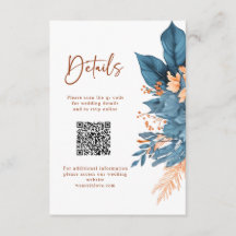 Détails de mariage élégants avec fleurs bleues pou