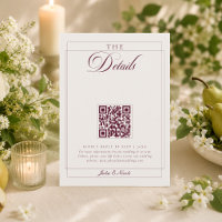 Détails du code QR de calligraphie ivoire de Bourg